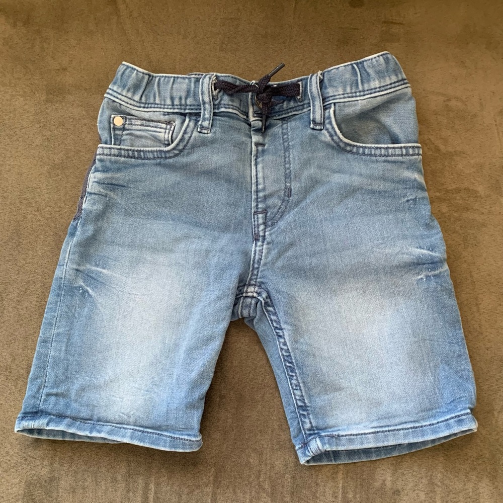 🟡EUC🟡 H&M Jean Shorts with External Drawstring - Little Kids’ Size 4/5